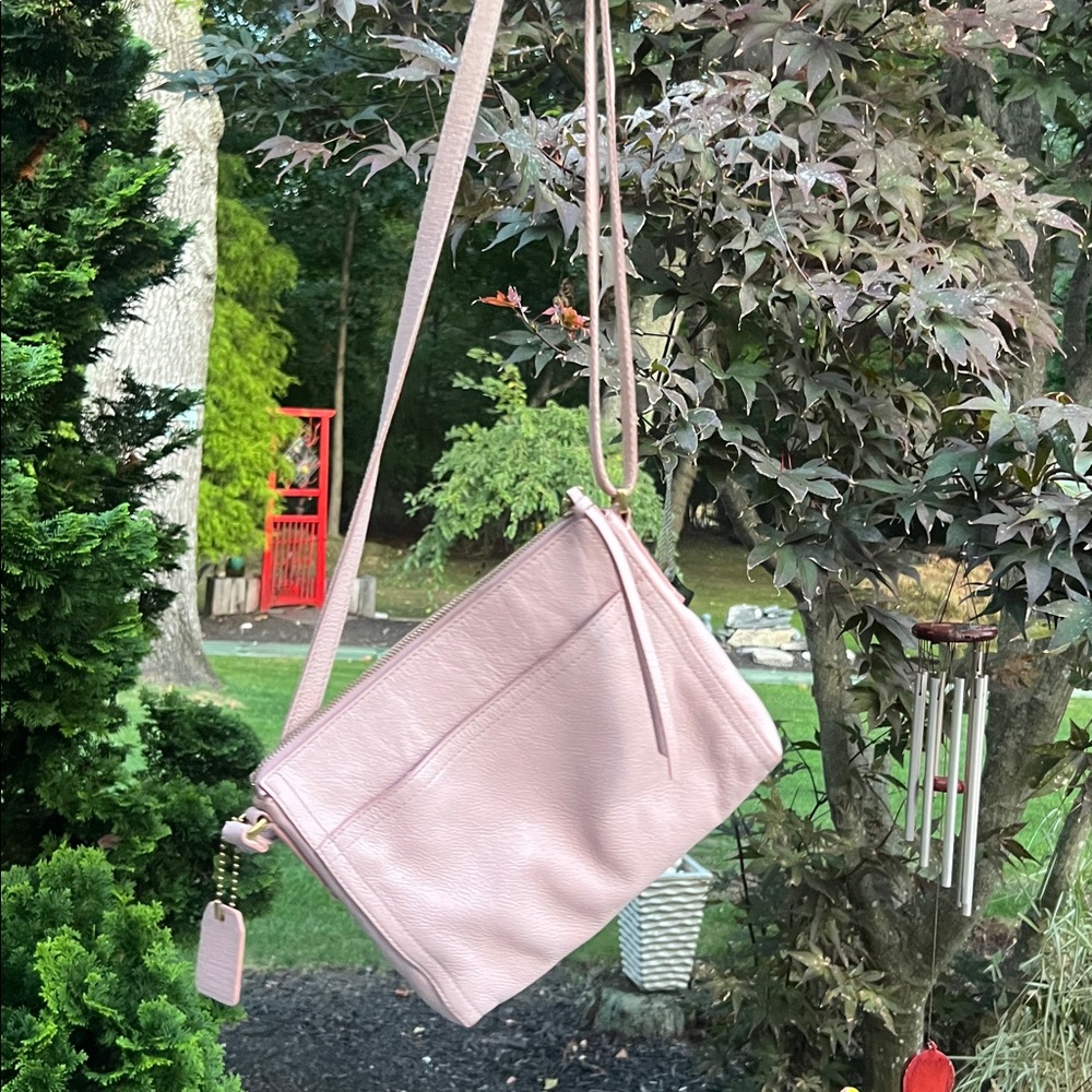 Pink fossil Crossbody